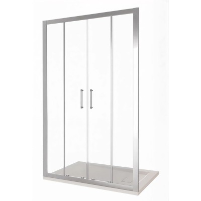 Душевая дверь Good Door Latte WTW-TD-160-C-WE, 160 х 185 см, стекло прозрачное, профиль белый, ЛА00031
