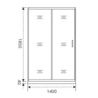 Душевая дверь Good Door Infinity WTW-140-S-CH, ИН00033, 140 см, стекло Полоски, профиль хром