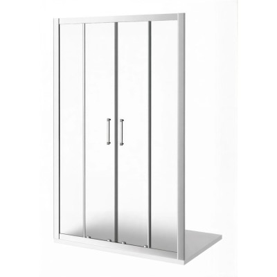 Душевая дверь Good Door Latte WTW-TD-150-G-WE, 150 х 185 см, стекло матовое, профиль белый, ЛА00033