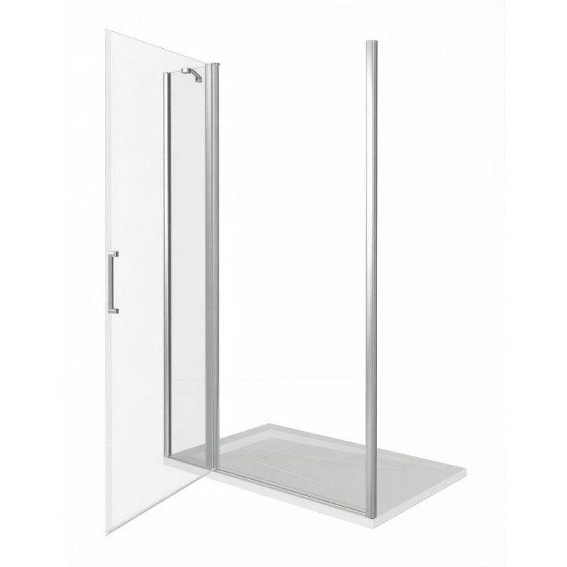Душевая дверь Good Door Fantasy WTW-100-С-CH, 100 х 185 см, стекло прозрачное, профиль хром, ФА00035