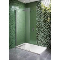 Душевая стенка Good Door Walk In SP-100-C-GM, ВИ00037, 100 см, свободный вход, стекло прозрачное, профиль оружейная сталь