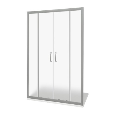 Душевая дверь в нишу Good Door Infinity WTW-TD-170-G-CH, 170 х 185 см, стекло матовое Грейп, хром, ИН00038