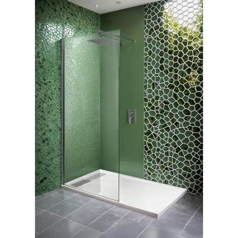 Душевая стенка Good Door Walk In SP-130-C-GM, ВИ00040, 130 см, свободный вход, стекло прозрачное, профиль оружейная сталь