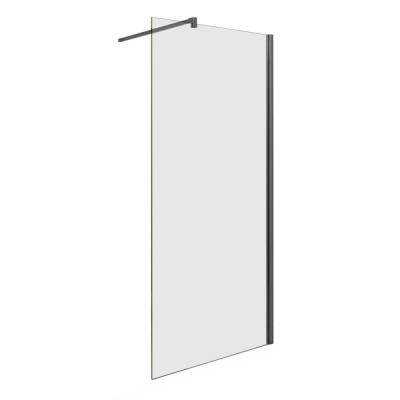 Душевая стенка Good Door Walk In SP-130-C-GM, ВИ00040, 130 см, свободный вход, стекло прозрачное, профиль оружейная сталь