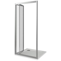 Душевая дверь в нишу Good Door Infinity SD-80-G-CH, 80 х 185 см, стекло матовое Грейп, хром, ИН00046