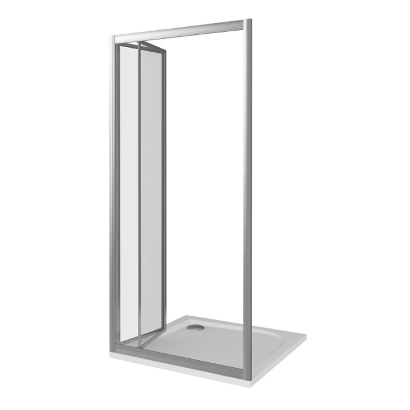 Душевая дверь в нишу Good Door Infinity SD-80-C-CH, 80 х 185 см, стекло прозрачное, хром, ИН00049