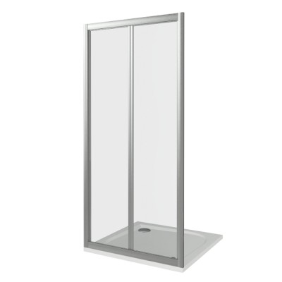 Душевая дверь в нишу Good Door Infinity SD-100-C-CH, 100 х 185 см, стекло прозрачное, хром, ИН00051