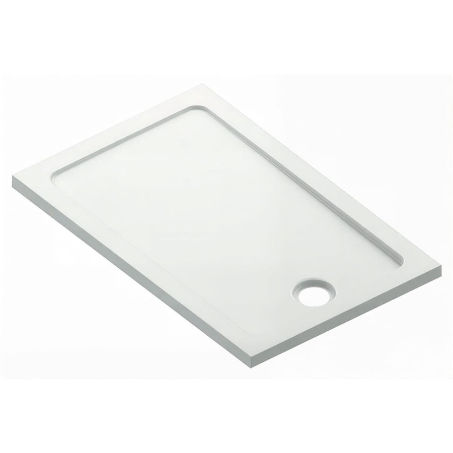Душевой поддон Bas Олимпик ПН00054 110 х 70 см, прямоугольный, белый