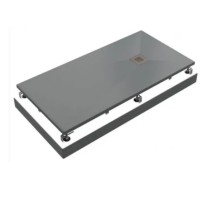 Душевой поддон Good Door Essentials ЛП00059, 120 х 80 см, искусственный камень, графит