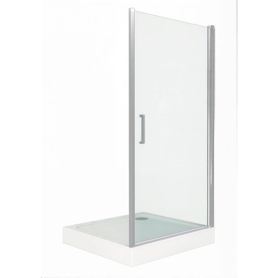 Душевая дверь Good Door Pandora DR-100-C-CH, 100 х 185 см, распашная, стекло прозрачное, профиль хром, ПД00064