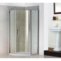 Душевой уголок Good Door Pandora PNT-100-C-CH, ПД00065, 100 х 100 см, стекло прозрачное, профиль хром