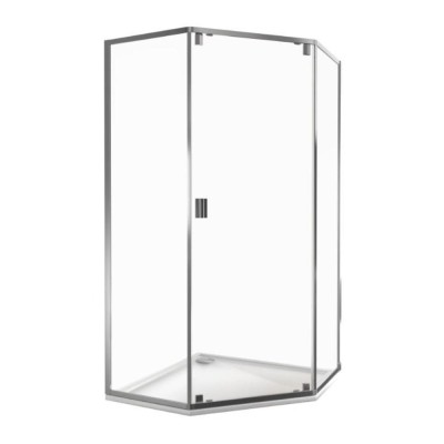 Душевой уголок Good Door Infinity SHW-100-C-CH, ИН00076, 100 х 100 см, стекло прозрачное, профиль хром
