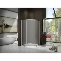Душевой уголок Good Door Infinity SHW-100-G-CH, ИН00078, 100 х 100 см, стекло матовое, профиль хром