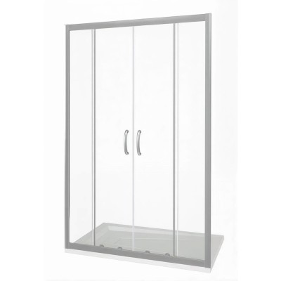 Душевая дверь Good Door Infinity WTW-TD-160-C-CH, 160 х 185 см, стекло прозрачное, профиль хром, ИН00084