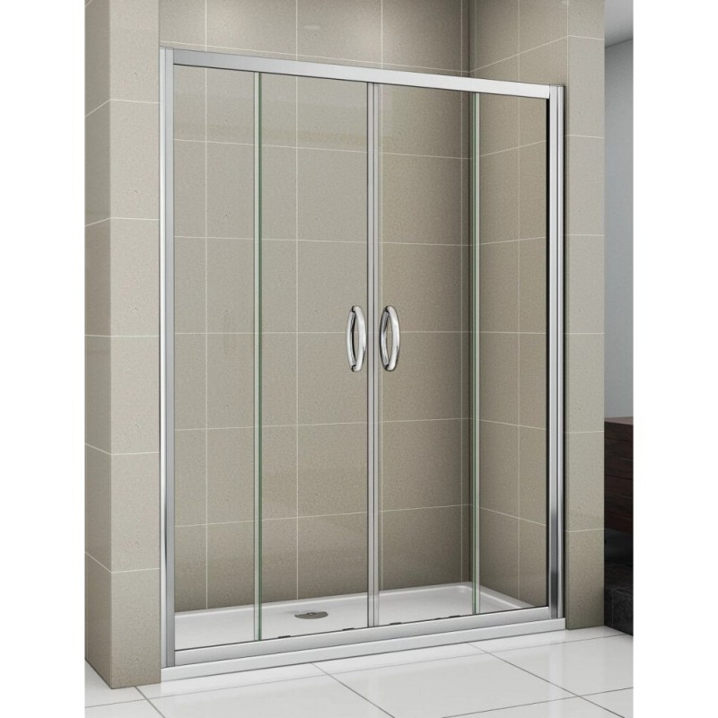 Душевая дверь Good Door Infinity WTW-TD-160-C-CH, 160 х 185 см, стекло прозрачное, профиль хром, ИН00084