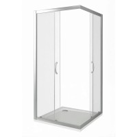 Душевое ограждение Good Door Infinity CR-120-80-C-CH, 120 х 80 х 185 см, стекло прозрачное, профиль хром, ИН00092