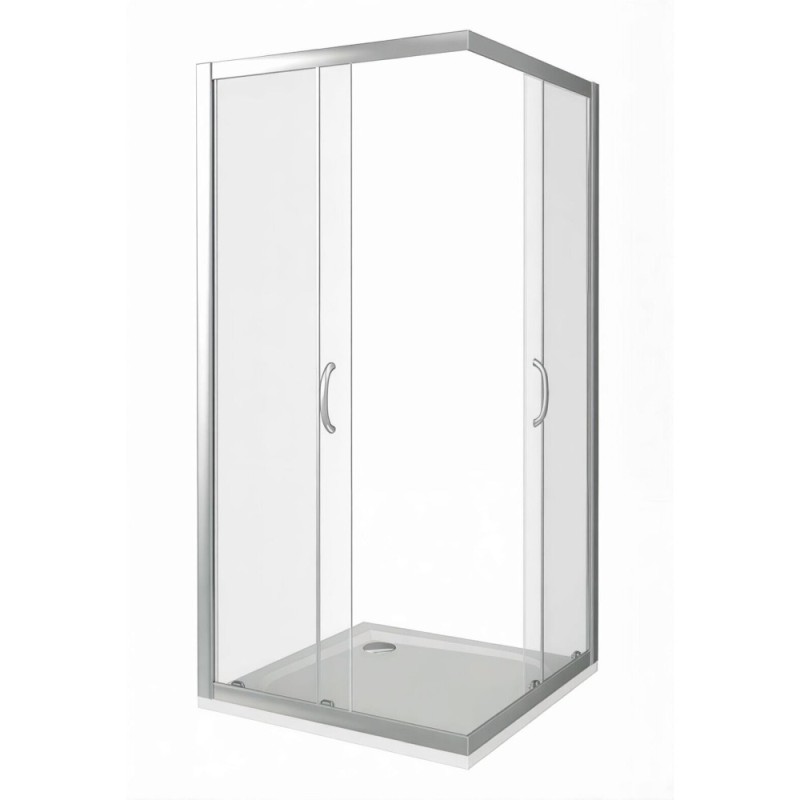 Душевое ограждение Good Door Infinity CR-120-80-C-CH, 120 х 80 х 185 см, стекло прозрачное, профиль хром, ИН00092