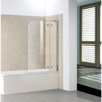 Шторка на ванну Good Door Screen 2Н-100-C-CH 100 x 140 см, ПД00093, стекло прозрачное