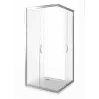 Душевое ограждение Good Door Infinity CR-120-90-G-CH, 120 х 90 х 185 см, стекло матовое, профиль хром, ИН00095