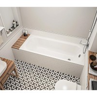 Ванна акриловая Bas Лира З 00136, 150 x 70 см, белый
