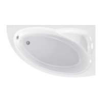 Ванна акриловая Bas Сагра New В 00145/В 00146, 160 x 90 см, левая/правая, в комплекте с каркасом, белый