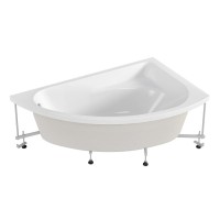 Ванна акриловая Bas Антигуа В 00150, 170 x 95 см, в комплекте с каркасом, белый