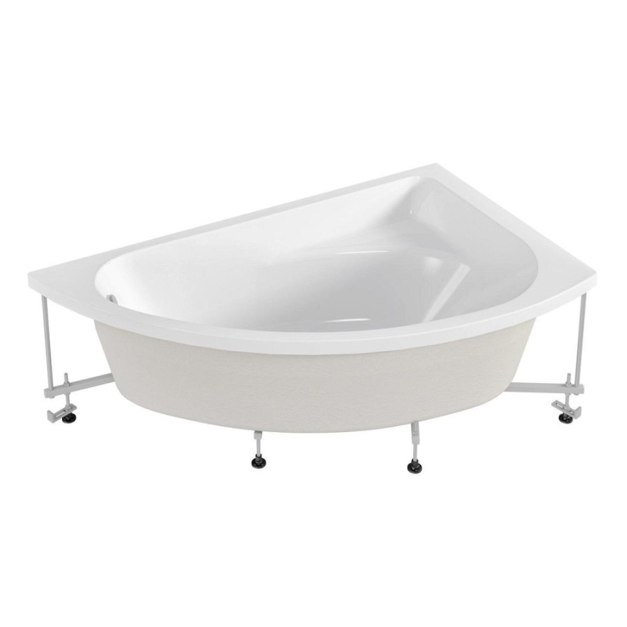 Ванна акриловая Bas Антигуа В 00150, 170 x 95 см, в комплекте с каркасом, белый