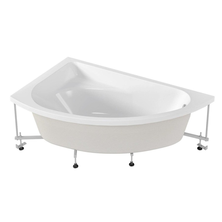 Ванна акриловая Bas Антигуа В 00150, 170 x 95 см, в комплекте с каркасом, белый