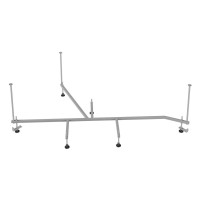 Ванна акриловая Bas Антигуа В 00150, 170 x 95 см, в комплекте с каркасом, белый
