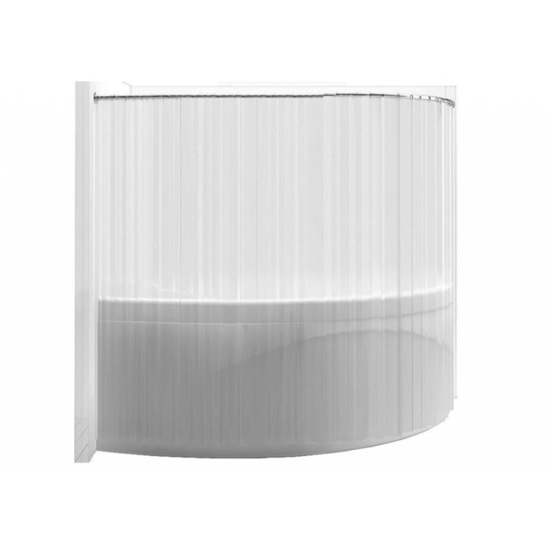 Карниз для ванны Aquanet Capri 00156492 170*110 см полукруглый