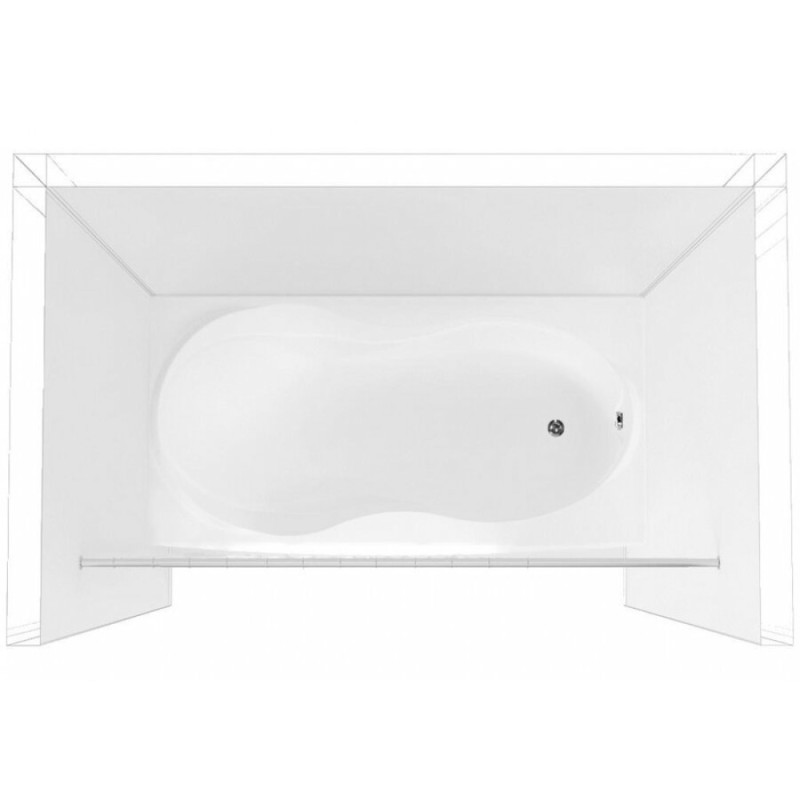 Карниз для ванны Aquanet 00156494 150 см прямой
