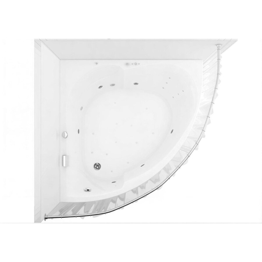 Карниз для ванны Aquanet Palau 00157485 140*140 см полукруглый