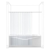 Карниз для ванны Aquanet 00157486 180 см прямой
