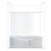 Карниз для ванны Aquanet 00158951 190 см прямой