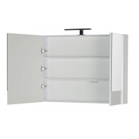 Зеркало-шкаф Aquanet Нота 90 (камерино) 00165371, цвет белый