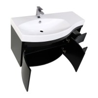 Тумба под раковину Aquanet Опера 2-115 L (2 дверцы, 2 ящика) 00169613, левая, цвет белый