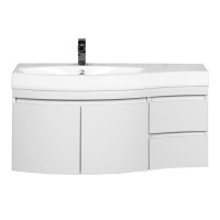 Тумба под раковину Aquanet Опера 2-115 R (2 дверцы, 2 ящика) 00169654, правая, цвет белый