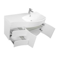 Тумба под раковину Aquanet Опера 2-115 R (2 дверцы, 2 ящика) 00169654, правая, цвет белый
