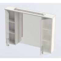 Зеркало-шкаф Aquanet Тиана 90 00172399, цвет венге