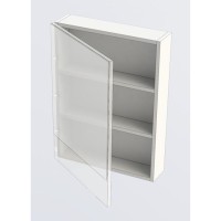 Зеркало-шкаф Aquanet Нота 50 (камерино) 00175670, цвет белый