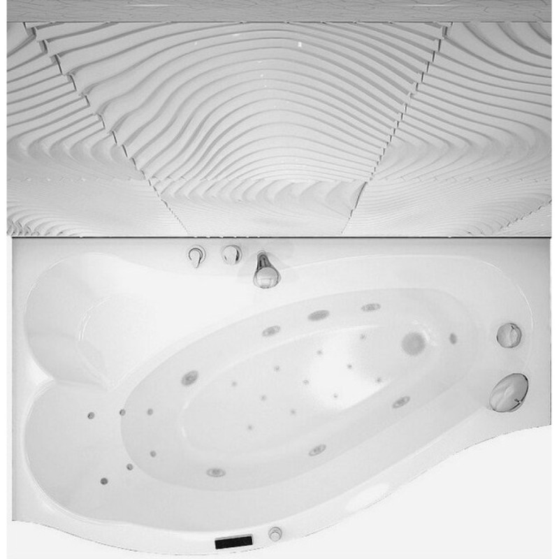 Карниз для ванны Aquanet Palma 00177835 170*90/60 см дугообразный
