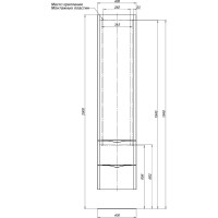 Пенал Aquanet Орлеан 40 00183079