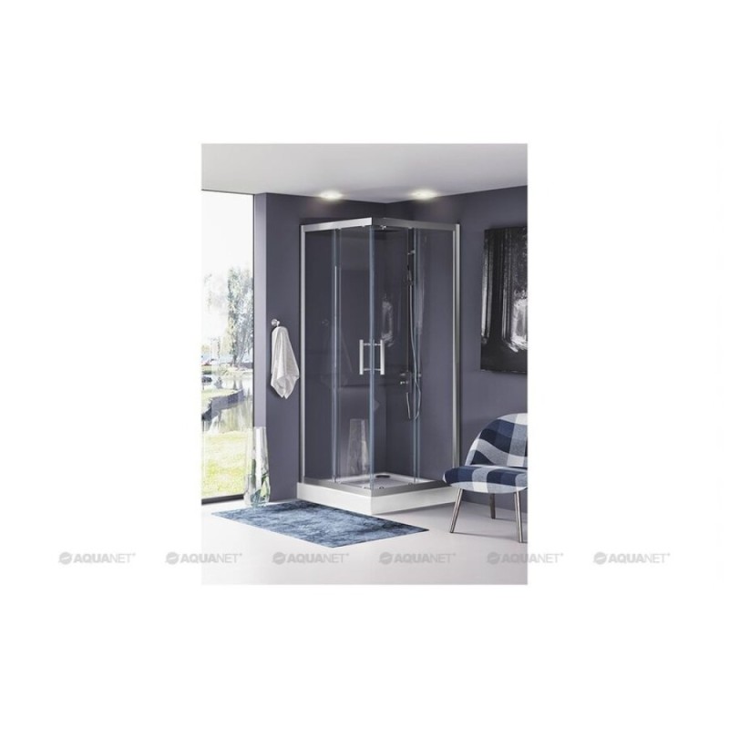 Душевой уголок Aquanet Delta Cube NPE1142 90 x 90 см, 00183212, стекло прозрачное