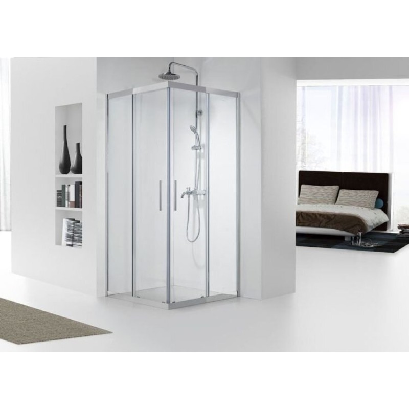 Душевой уголок Aquanet Delta Cube NPE1142 90 x 90 см, 00183212, стекло прозрачное