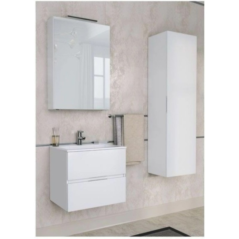 Зеркальный шкаф Aquanet Алвита 00184038, 70 см, белый