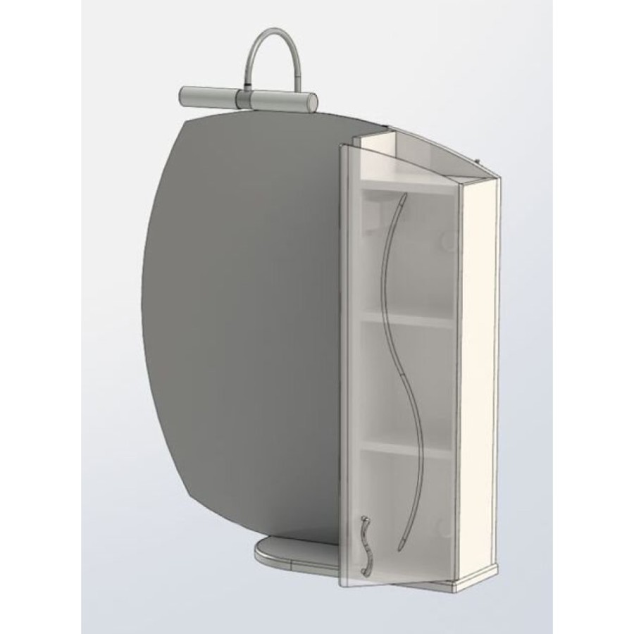 Зеркало-шкаф Aquanet Моника 75 00186774, правый