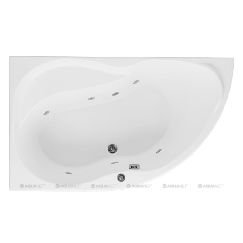 Акриловая ванна Aquanet Graciosa 150 x 90 см, цвет белый, (203940/203941)