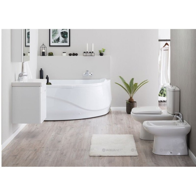 Акриловая ванна Aquanet Graciosa 150 x 90 см, цвет белый, (203940/203941)