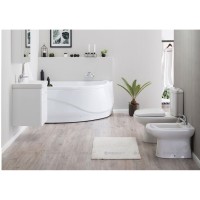 Акриловая ванна Aquanet Graciosa 150 x 90 см, цвет белый, (203940/203941)