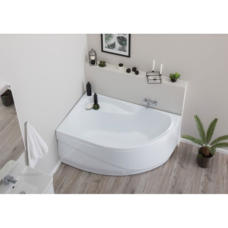 Акриловая ванна Aquanet Graciosa 150 x 90 см, цвет белый, (203940/203941)